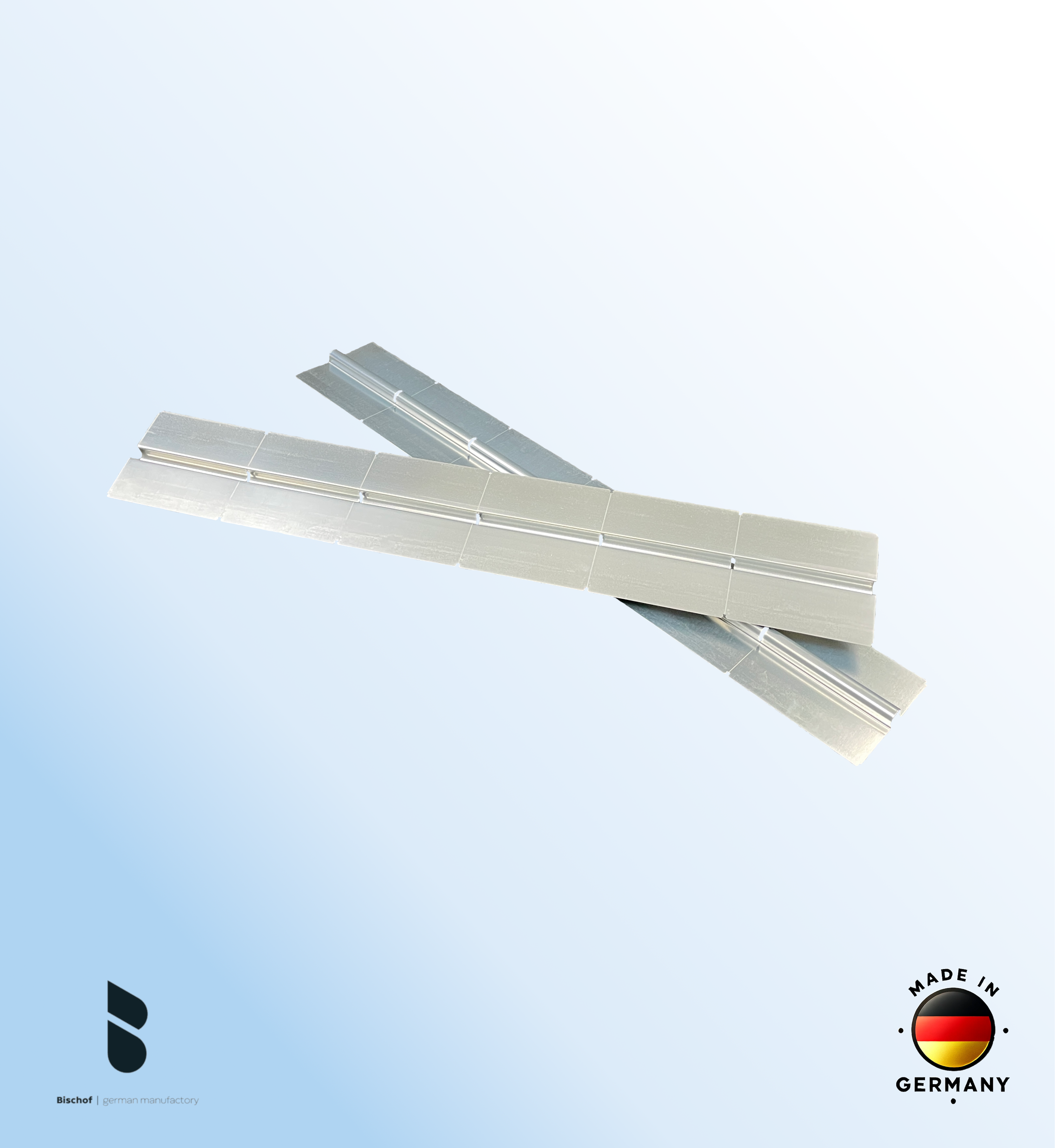 Wärmeleitblech  für 14mm Rohr, Länge 75cm