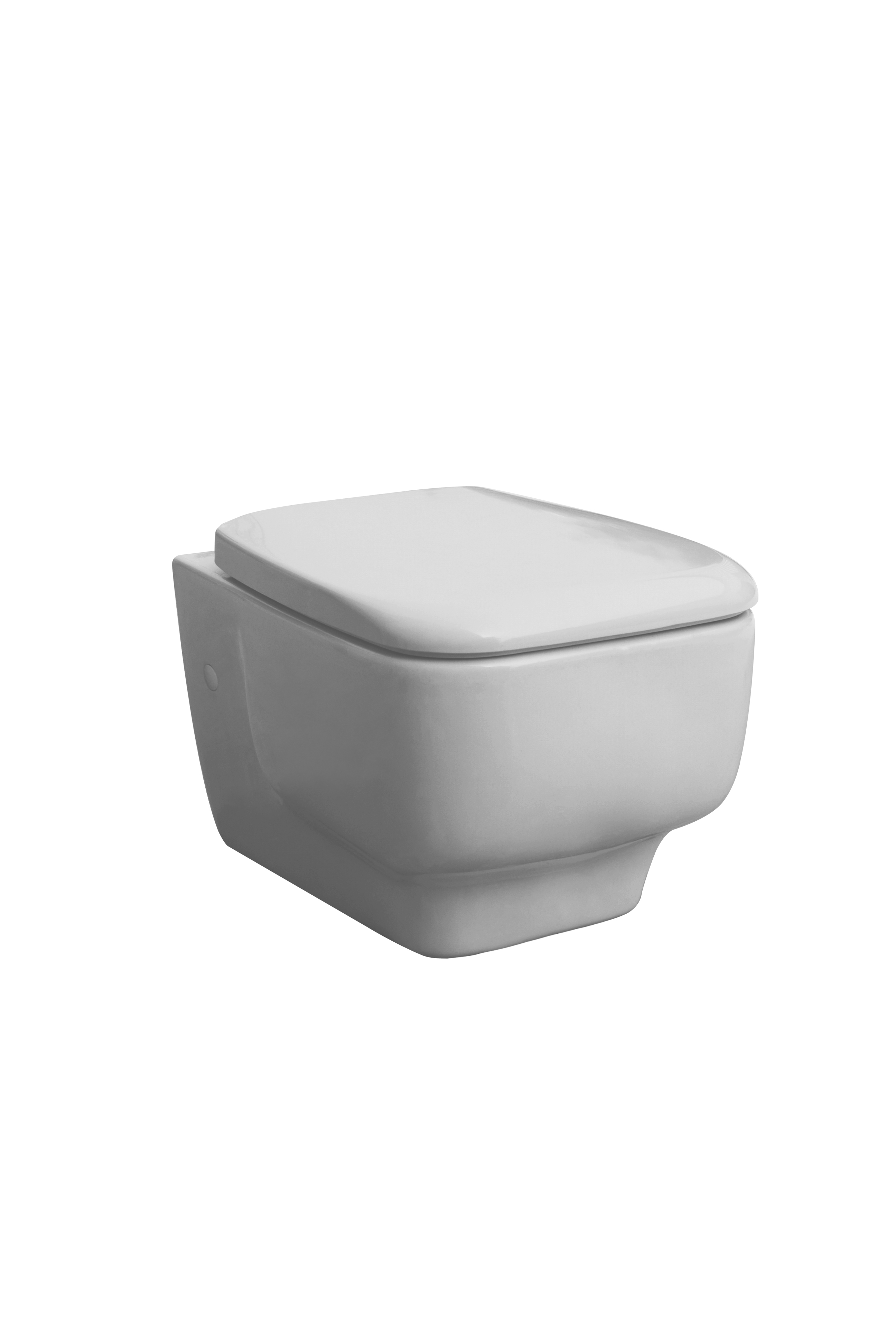 Plano Wand WC weiss  + WC Sitz soft close + Fischer Befestigung
