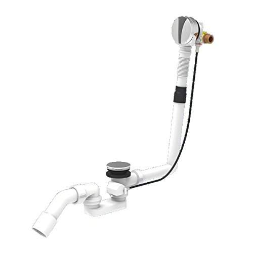 Ablauf Badewanne Zulauf mit Fertigset Sta., SWING PLUS von Sanit